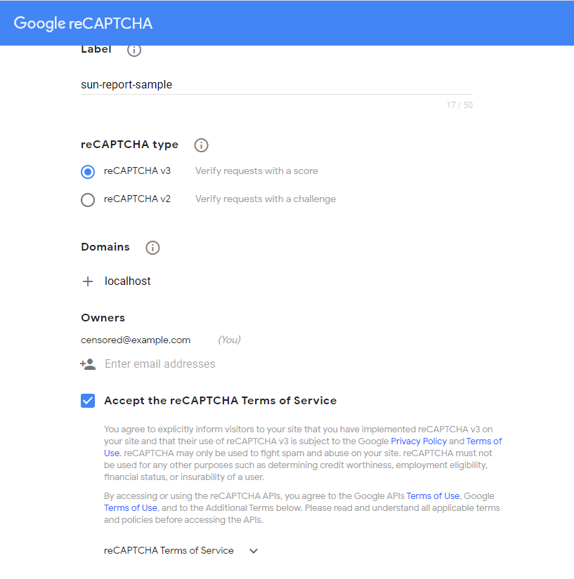 google-recaptcha-v3